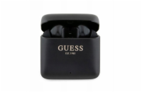 Guess True Wireless Stereo Earphones, černá Guess True Wireless Classic bezdrátová sluchátka, vynikají skvělým zvukem, ergonomickým tvarem a dotykovým ovládáním