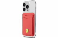 Ferrari Wallet Card Slot FEWCMRSIR Magnetická peněženka věnovaná uživatelům telefonů Apple, která způsobí revoluci v každodenním používání telefonů. Síla dvou magnetických prstenů.