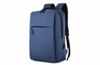 DeTech Batoh pro notebook Power Backpack BP-02, 15.6", modrá Praktický batoh s mnoha přihrádkami a externím výstupem USB pro nabíjení dalšího příslušenství
