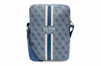 Guess Pouch 10" 4G Stripes Blue Exkluzivní a mimořádně elegantní kabelka z kolekce 4G Stripes je nejnovější nabídkou ochranných doplňků podepsaných známým módním domem Guess.