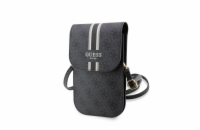 Guess PU 4G Printed Stripes Phone Bag černý Guess 4G PU Phone bag je perfektní taška přes rameno, nejen pro Váš telefon, peněženku, doklady, klíče.
