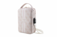 Guess PU 4G Printed Stripes Travel Universal Bag Pink Guess Travel Universal bag je perfektní taška na cesty, do které pohodlně zabalíte vše co potřebujete k provozu telefonu, tabletu nebo notebooku.