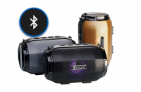 DeTech Bluetooth reproduktor Kisonli LED-904 - černý Bluetooth repro s vysoce kvalitním zvukem a silnými basy.
