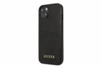 Guess Saffiano PU Silicone Zadní Kryt pro iPhone 13 Black Guess prémiový ochranný kryt telefonu s motivem Guess, který nejen že váš telefon perfektně ochrání, ale také svým povedeným designem a použi