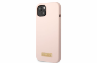 Guess Silicone Metal Logo MagSafe Kompatibilní Zadní Kryt pro iPhone 13 Pink 5 Guess prémiový ochranný kryt telefonu s motivem Guess, který nejen že váš telefon perfektně ochrání, ale také svým poved