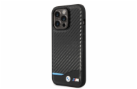 BMW M PU Carbon Blue Line Zadní Kryt pro iPhone 14 Pro Max Black BMW prémiový ochranný kryt telefonu vyrobený z kombinace kvalitních a odolných materiálů, které perfektně chrání Váš telefon.