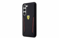 Ferrari PU Carbon Zadní Kryt pro Samsung Galaxy S23+ Black Ferrari prémiový ochranný kryt telefonu vyrobený z kombinace kvalitních a odolných materiálů, které perfektně chrání Váš telefon.