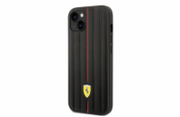 Ferrari Leather Embossed Stripes Zadní Kryt pro iPhone 14 Black Ferrari prémiový ochranný kryt telefonu vyrobený z kombinace kvalitních a odolných materiálů, které perfektně chrání Váš telefon.