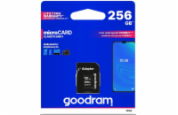 Goodram SDXC UHS-I 256 GB M1AA-2560R12 - MICROSDXC KARTA 256GB M1AA + Adapter