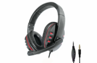 DeTech Drátový headset P30 s mikrofonem - černý Pohodlná a lehká náhlavní sluchátka vhodná k hovorům s přáteli, při hraní her, při poslechu hudby anebo při práci v kanceláři. Sluchátka jsou vybavena 
