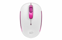 DeTech Bezdrátová myš D V2C - bílá Nová bezdrátová myš D V2C