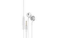 Sluchátka s mikrofonem One Plus C5319 Stylová sluchátka One Plus C5319 v bílo - stříbrné barvě