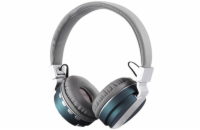 DeTech Bluetooth sluchátka BT-018 - modré Kvalitní Bluetooth sluchátka, výkonná s čistým a přesným zvukem.