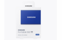 Samsung Externí SSD disk - 500 GB - modrý Malý externí SSD, kapacita 500 GB, rozhraní USB 3.1, rychlost čtení/zápisu až 1000 MB/s, odolný proti nárazům a otřesům, součástí USB kabely: typ-C na typ-A 