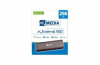 DeTech My MEDIA externí SSD disk 256 GB USB 3.2 Rozhraní:externí USB 3.1; Kapacita pevného disku (v GB):256; Otáčky HDD:SSD; Typ disku:SSD externí.