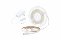 Solight LED COB pásek, sada s adaptérem, vypínač, 5m, 8W/m, 800lm/m, neutrální bílá - WM59-NW