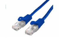 C-TECH Kabel patchcord Cat6, UTP, modrý, 0,25m