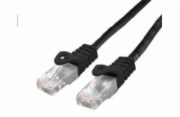 C-TECH kabel patchcord Cat6, UTP, černý, 0,5m