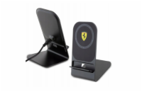 Ferrari Wireless Magnetic Charger, černá Mimořádně pohodlná a rychlá indukční nabíječka od italského automobilového koncernu