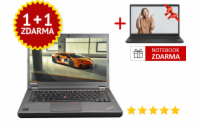 Lenovo ThinkPad T440p Intel Core i5-4300M 2.60 GHz, 240 GB SSD, 8 GB, 14,1 palců, 1366 x 768 px, Intel HD Graphics 4600, Webkamera, WIFI, Windows 10 Professional