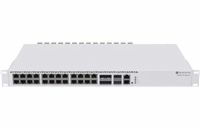 MikroTik Cloud Router Switch CRS326-4C+20G+2Q+RM 650MHz, 2x 40 Gbps QSFP+, 20x 2,5 Gbps LAN, 4x Combo, L6, 2x PSU,1U