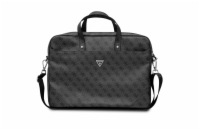 Guess 4G PU Triangle Logo Computer Bag 15/16" Black Luxusní pouzdro značky GUESS vyrobené z kvalitní EKO kůže určené pro notebooky o velikosti 15" až 16" vás jistě zaujme jemně texturovaným povrchem 