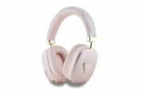 Guess PU Leather 4G Triangle Logo Bluetooth Stereo Headphone Pink Poznejte novou dimenzi poslechu s bezdrátovými sluchátky na uši Guess PU Leather 4G Triangle Logo!