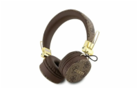 Guess PU 4G Metal Logo Bluetooth Stereo Headphone, sluchátka, hnědá Poznejte novou dimenzi poslechu s bezdrátovými sluchátky na uši Guess PU 4G Metal Logo!