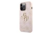 Guess PU 4G Metal Logo Zadní Kryt pro iPhone 13 Pro Pink  Guess PU 4G Metal Logo prémiový kryt, který nejen že váš telefon perfektně ochrání, ale také svým povedeným designem a použitými prvotřídními