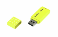 GOODRAM UME2 YELLOW USB 2.0 128GB Goodram USB flash disk, USB 2.0, 128GB, UME2, žlutý, UME2-1280Y0R11, USB A, s krytkou