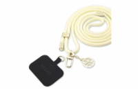 Guess Crossbody Popruh Cord 4G Charm Beige Crossbody Popruh Cord je mimořádně módní doplněk k telefonu podepsaný známým módním domem Guess. Řemínek na telefon vám umožní ochránit váš smartphone před 
