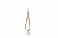 Guess Poutko na Telefon Chain Charms Gold Guess phone charm je stylový, praktický a skvělý doplněk k vašemu pouzdru na telefon. Můžete si jej pověsit na zápěstí, abyste zabránili náhodnému pádu telef