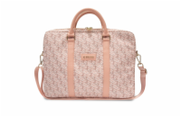 Guess PU G Cube Computer Bag 15/16" Pink Guess Computer bag je perfektní taška pro notebook s úhlopříčkou displeje 15-16"