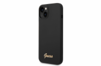Guess Liquid Silicone Metal Logo Zadní Kryt pro iPhone 14 Plus Black Guess prémiový ochranný kryt telefonu s motivem Guess, který nejen že váš telefon perfektně ochrání, ale také svým povedeným desig