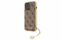 Guess 4G Charms Zadní Kryt pro iPhone 13 Pro Brown Guess prémiový ochranný kryt telefonu s motivem Guess, který nejen že váš telefon perfektně ochrání, ale také svým povedeným designem a použitými pr
