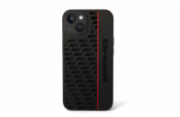 AMG Liquid Silicone Carbon Pattern Zadní Kryt pro iPhone 14 Plus Black AMG prémiový kryt pro telefon vyrobený z Liquid Siliconu a s atraktivním potiskem.
