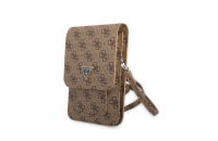 Guess PU 4G Triangle Logo Phone Bag Brown Guess prémiový ochranný kryt telefonu vyrobený z kombinace kvalitních a odolných materiálů, které perfektně chrání Váš telefon.