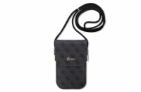 Guess PU 4G Metal Logo Script Phone Bag Black Guess 4G PU Phone bag je perfektní taška přes rameno, nejen pro Váš telefon, peněženku, doklady, klíče.