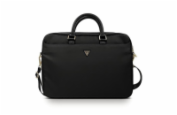 Guess Computer Bag  16" Black Kabelka Guess z kolekce Nylon Triangle Logo je skvělou nabídkou pro lidi, kteří v módě oceňují nejen exkluzivní vzhled, ale také vysokou kvalitu a funkčnost.