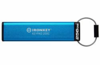 Kingston flash disk 256GB IronKey Keypad 200, FIPS 140-3 Lvl 3 (Pending) AES-256 Encrypted