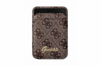 Guess Wallet Card Slot Stand Peněženka Jedinečnou novinku, která krásně kombinuje elegantní design a pohodlné používání, objednejte si peněženku na iPhone s mobilním stojánkem Magsafe od Guess.