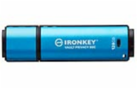Kingston Ironkey Vault Privacy 50C/128GB/USB 3.2/USB-C/Modrá