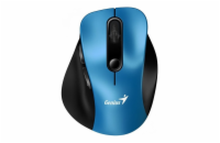 GENIUS Ergo 9000S Blue/ duální Bluetooth + 2,4GHz/ 2400 dpi/ bezdrátová/ tichá/ modrá