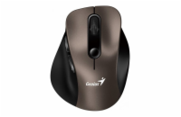 GENIUS Ergo 9000S Champagne Titanium/ duální Bluetooth + 2,4GHz/ 2400 dpi/ bezdrátová/ tichá/ titanová
