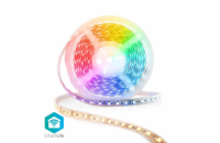 NEDIS Wi-Fi chytrý LED pásek/ 15W/ 230V/ IP65/ 650lm/ 2700 - 6500 K/ teplá až studená bílá/ RGB/ Nedis® SmartLife/ 5m
