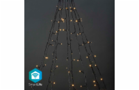 SmartLife dekorativní LED Wi-Fi visací stromeček 200 LED, IP65, teplá bílá   WIFILXT01W200