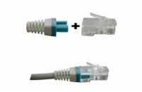 DATACOM Manžetka pro konektor RJ 45 modrá/bílá 100 ks