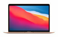 Apple MacBook Air 13" (M1, 2020) Gold 13,3 palců, 8 GB, 512 GB NVMe SSD, macOS, 2560 x 1600 px, Bluetooth, WIFI, Webkamera