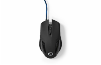 Gaming Mouse GMWD110BK kabelové | 1200 / 2400 / 4800 / 7200 dpi | Nastavitelné DPI | Počet tlačítek: 6 | Programovatelná tlačítka | Pro praváky | 1.50 m | Bez Osvětlení