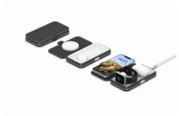 ER POWER skládací cestovní nabíječka 3v1 - černá